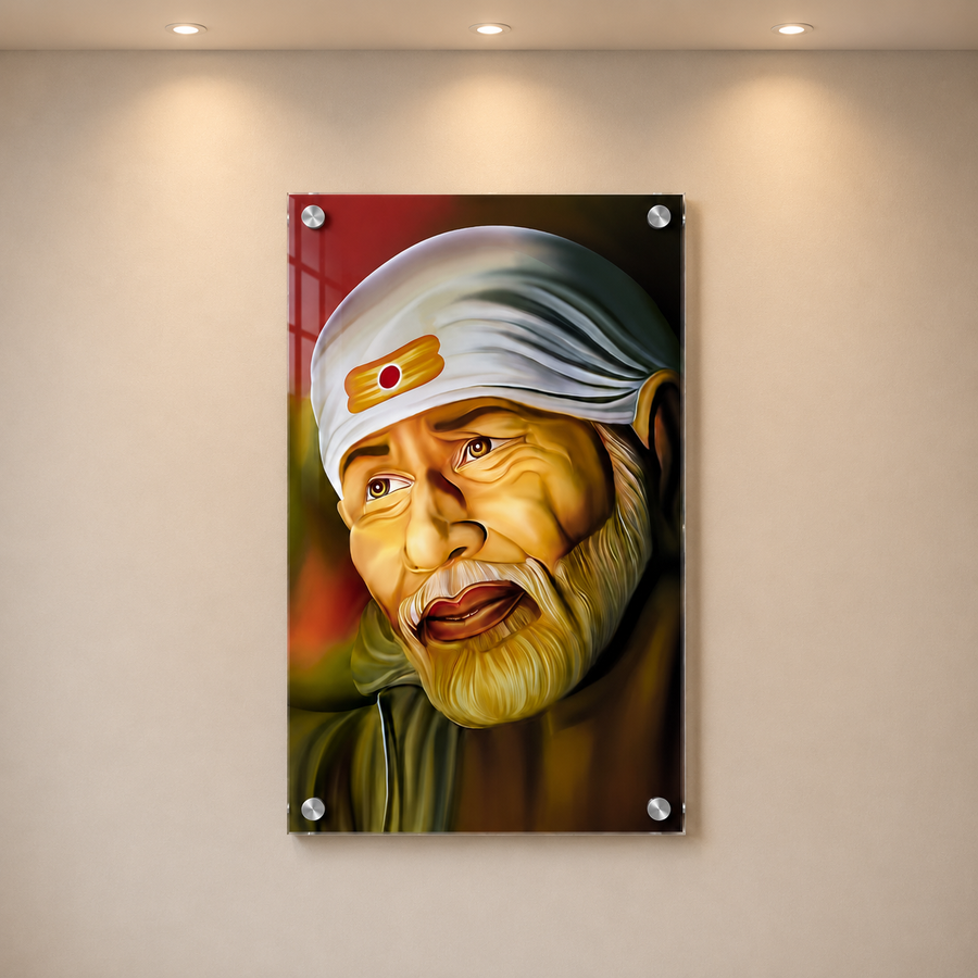 Sai Baba Acrylic Frame