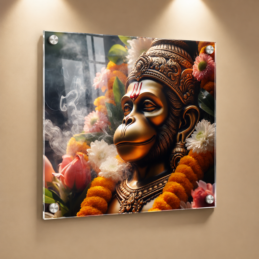Hanuman Ji Acrylic Frame