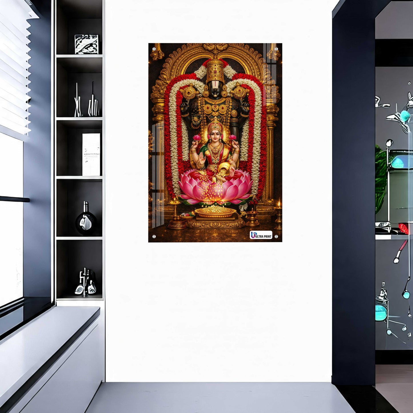 Laxmi Balaji Premium Acrylic Wall Art
