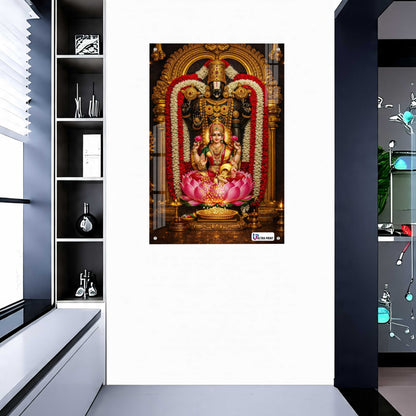 Laxmi Balaji Premium Acrylic Wall Art