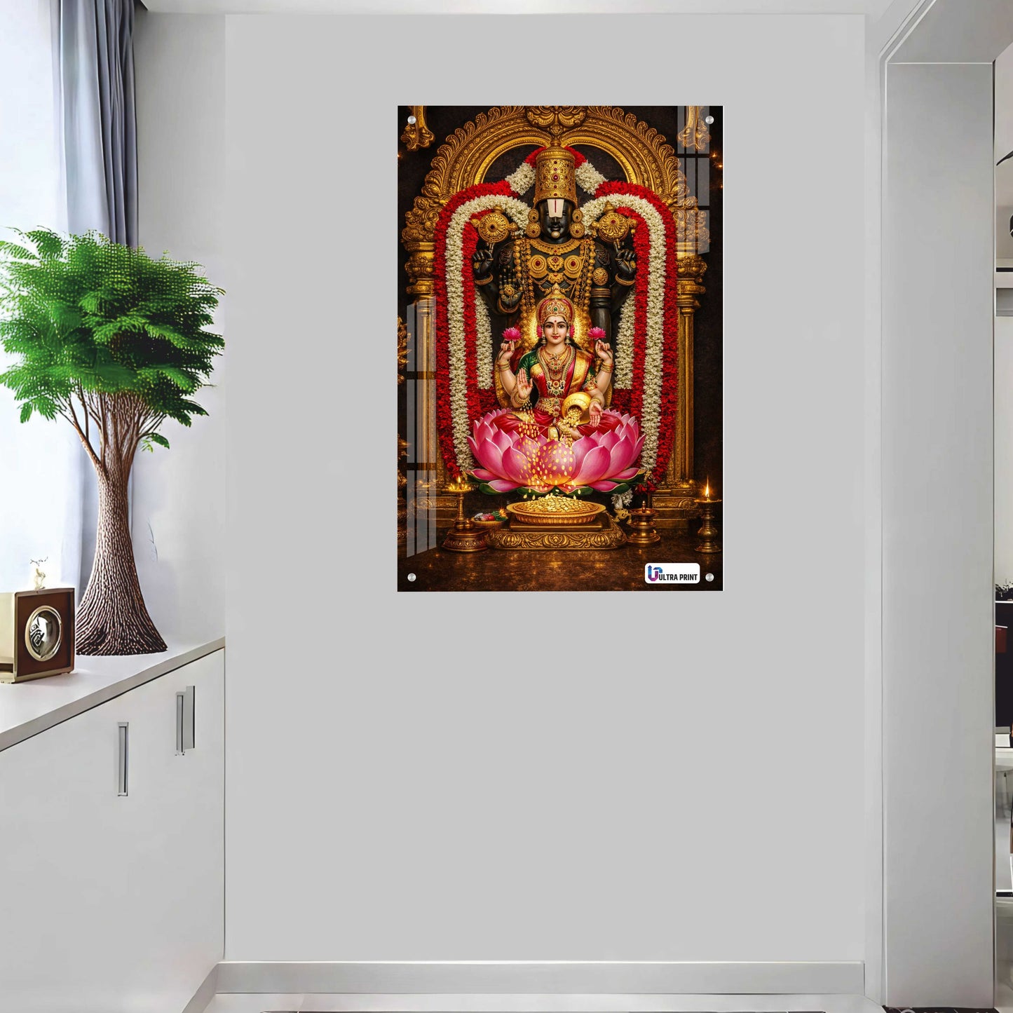 Laxmi Balaji Premium Acrylic Wall Art