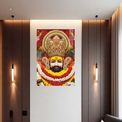 Khatu Shyam Ji Acrylic Photo Frame