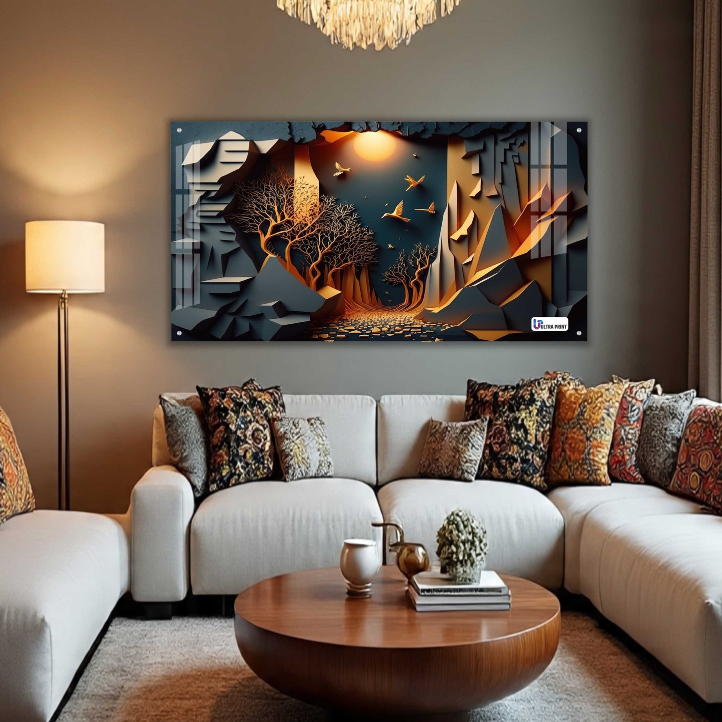 Mystic Canyon Forest Acrylic Wall Art