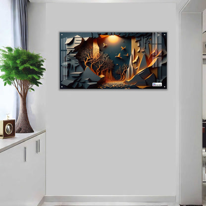 Mystic Canyon Forest Acrylic Wall Art
