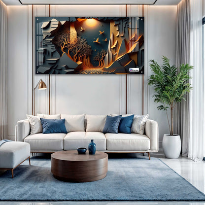 Mystic Canyon Forest Acrylic Wall Art