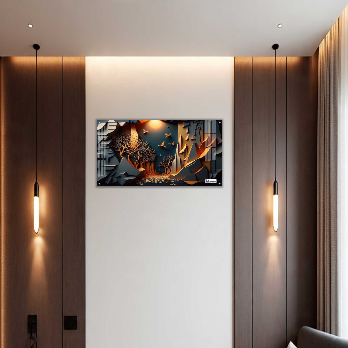 Mystic Canyon Forest Acrylic Wall Art
