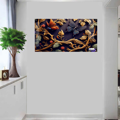 Royal Botanical Butterfly Acrylic Wall Art