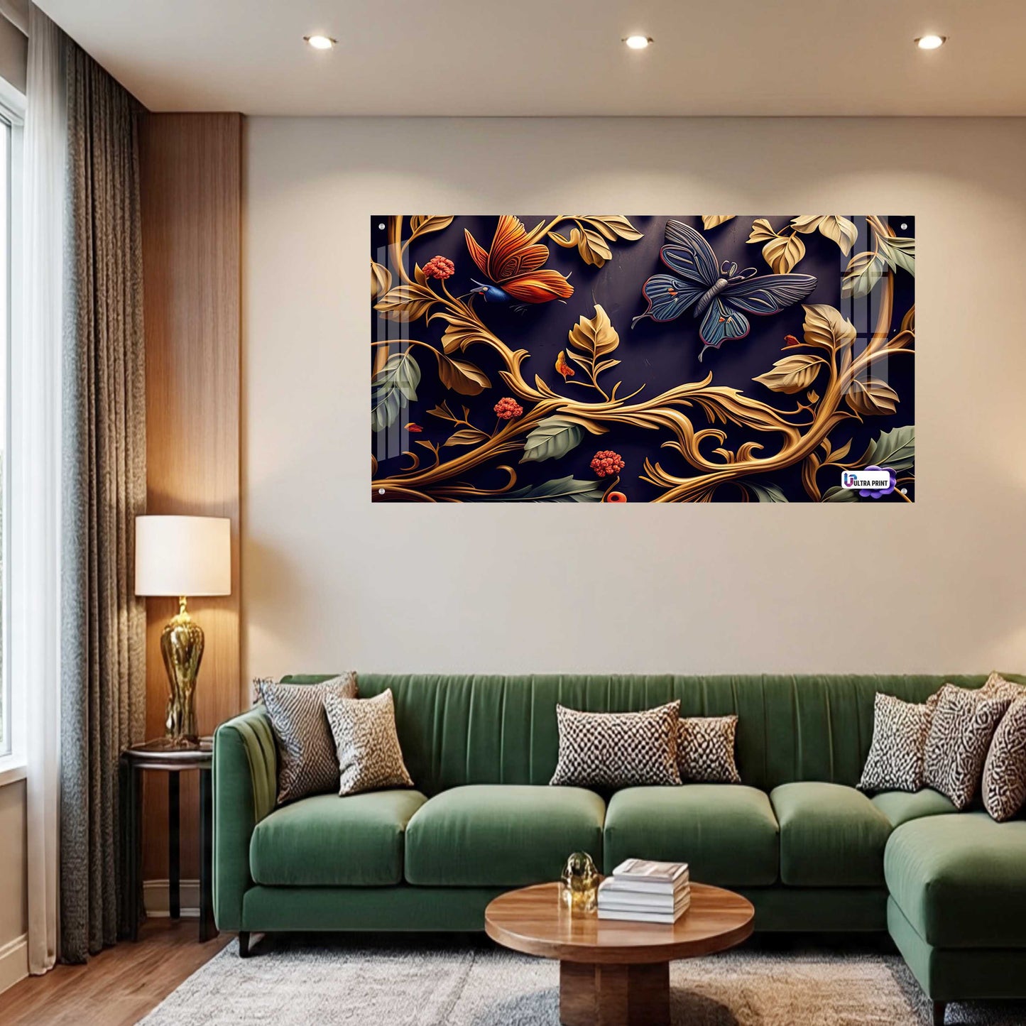 Royal Botanical Butterfly Acrylic Wall Art