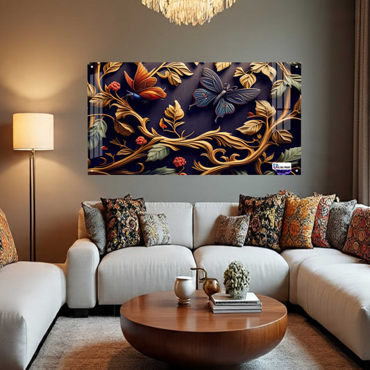 Royal Botanical Butterfly Acrylic Wall Art