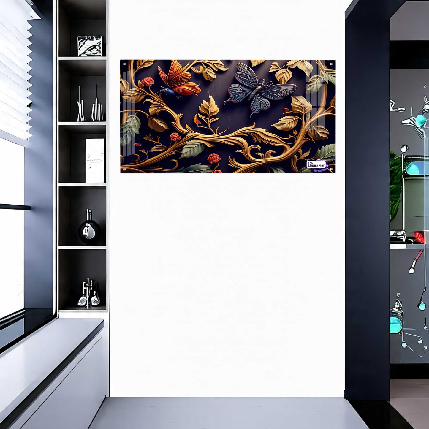 Royal Botanical Butterfly Acrylic Wall Art