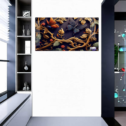 Royal Botanical Butterfly Acrylic Wall Art