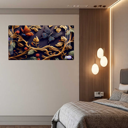 Royal Botanical Butterfly Acrylic Wall Art