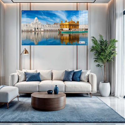 Golden Temple Amritsar Sacred Reflection Acrylic Wall Art