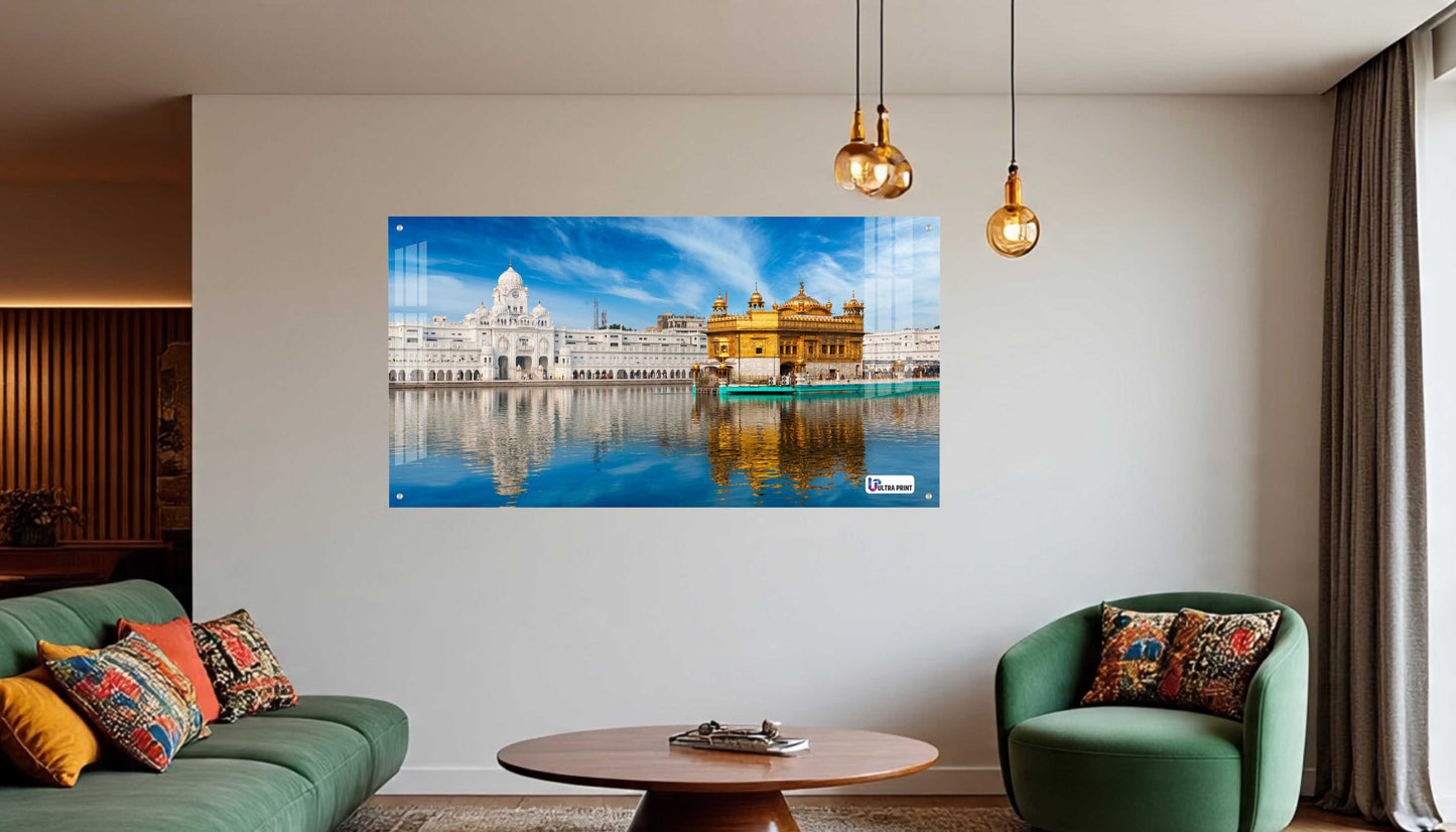 Golden Temple Amritsar Sacred Reflection Acrylic Wall Art