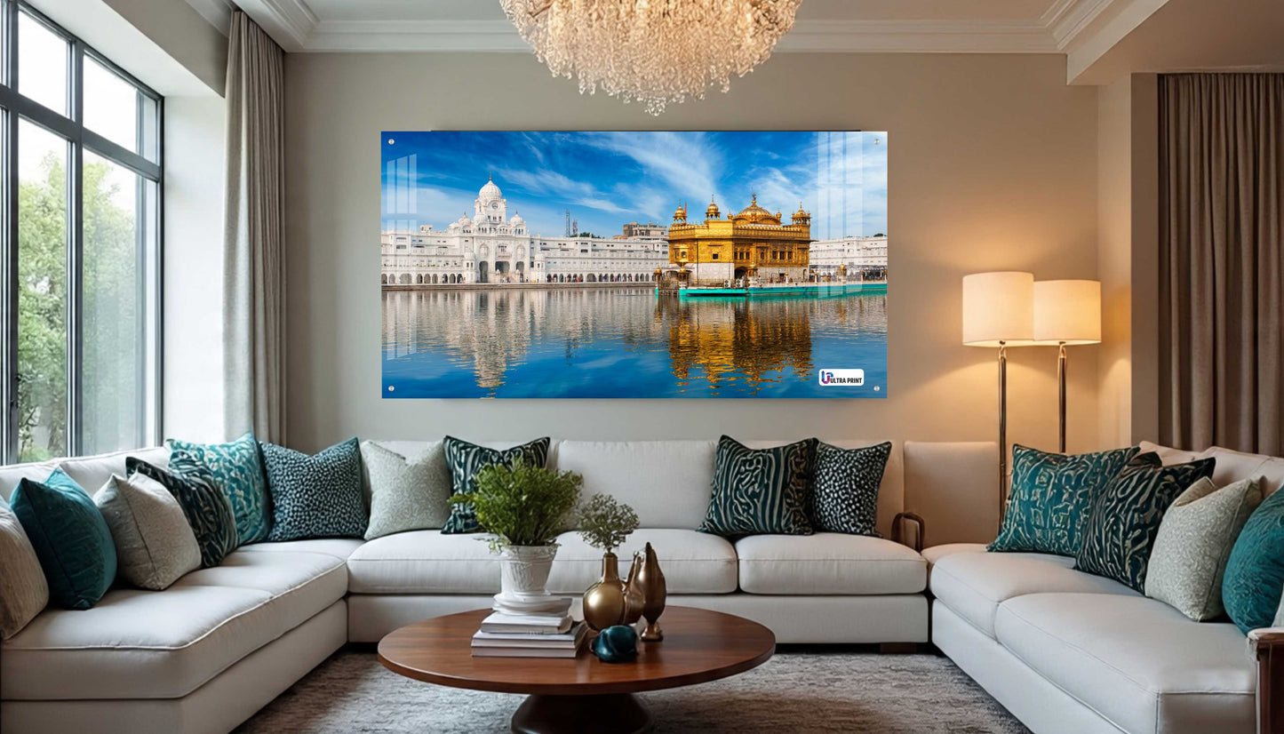 Golden Temple Amritsar Sacred Reflection Acrylic Wall Art