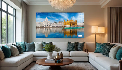 Golden Temple Amritsar Sacred Reflection Acrylic Wall Art