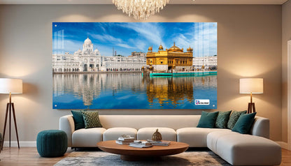 Golden Temple Amritsar Sacred Reflection Acrylic Wall Art