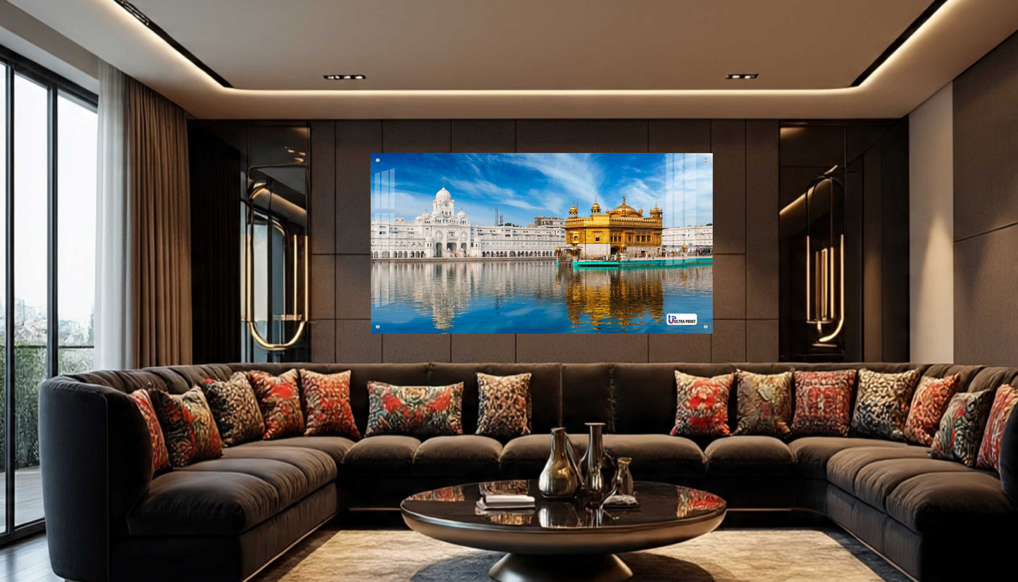 Golden Temple Amritsar Sacred Reflection Acrylic Wall Art