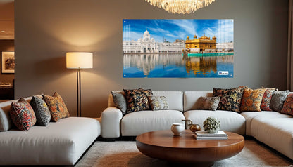 Golden Temple Amritsar Sacred Reflection Acrylic Wall Art