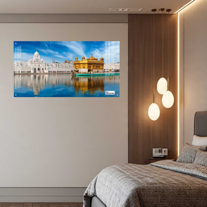 Golden Temple Amritsar Sacred Reflection Acrylic Wall Art