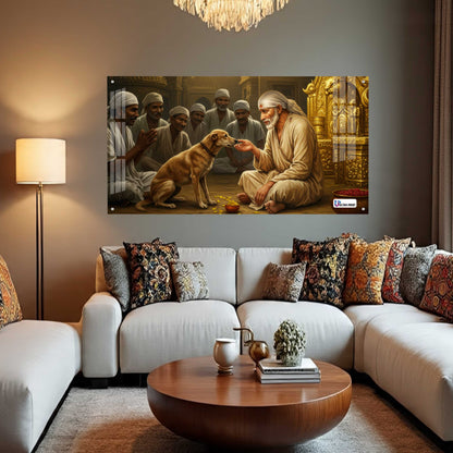 Shirdi Sai Baba Blessing Acrylic Wall Art