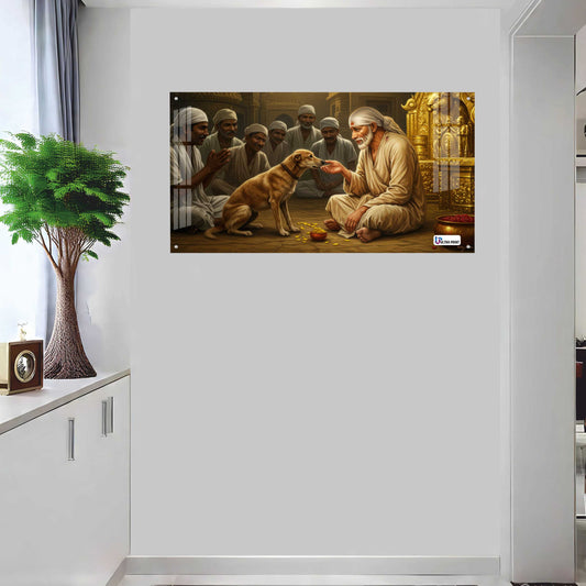 Shirdi Sai Baba Blessing Acrylic Wall Art