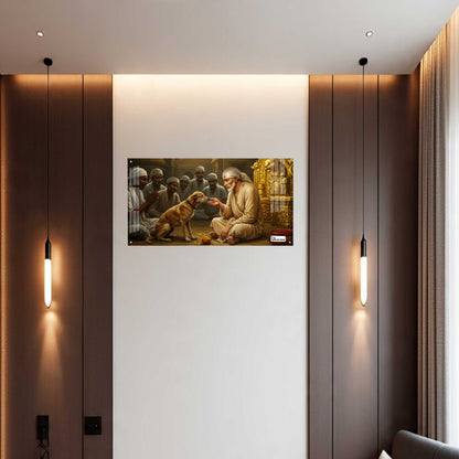 Shirdi Sai Baba Blessing Acrylic Wall Art