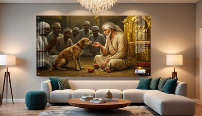 Shirdi Sai Baba Blessing Acrylic Wall Art