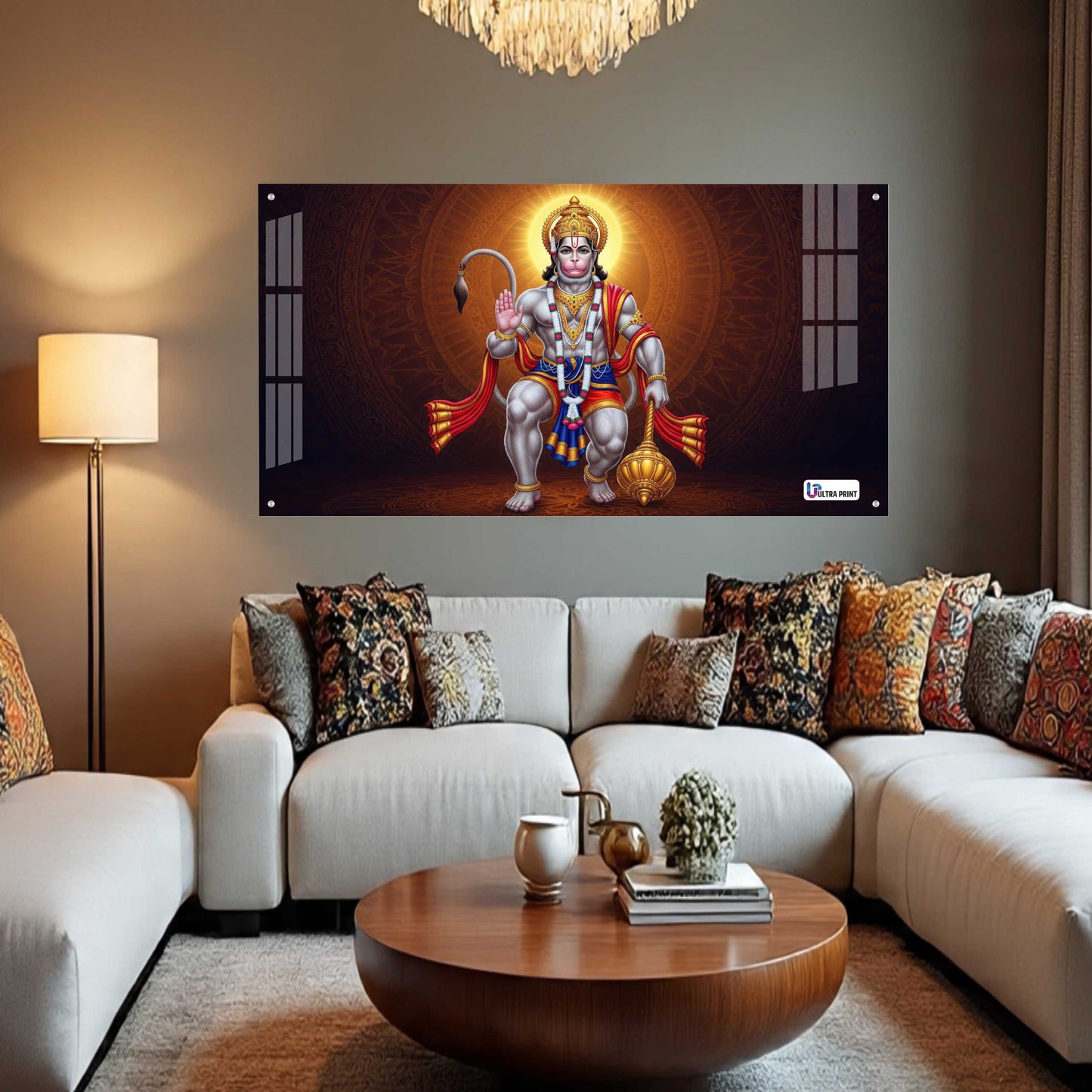 Blessing Hanuman Spiritual Power Acrylic Wall Art
