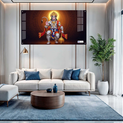 Blessing Hanuman Spiritual Power Acrylic Wall Art