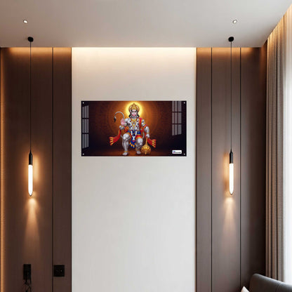 Blessing Hanuman Spiritual Power Acrylic Wall Art