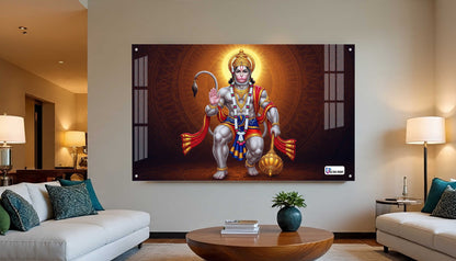 Blessing Hanuman Spiritual Power Acrylic Wall Art
