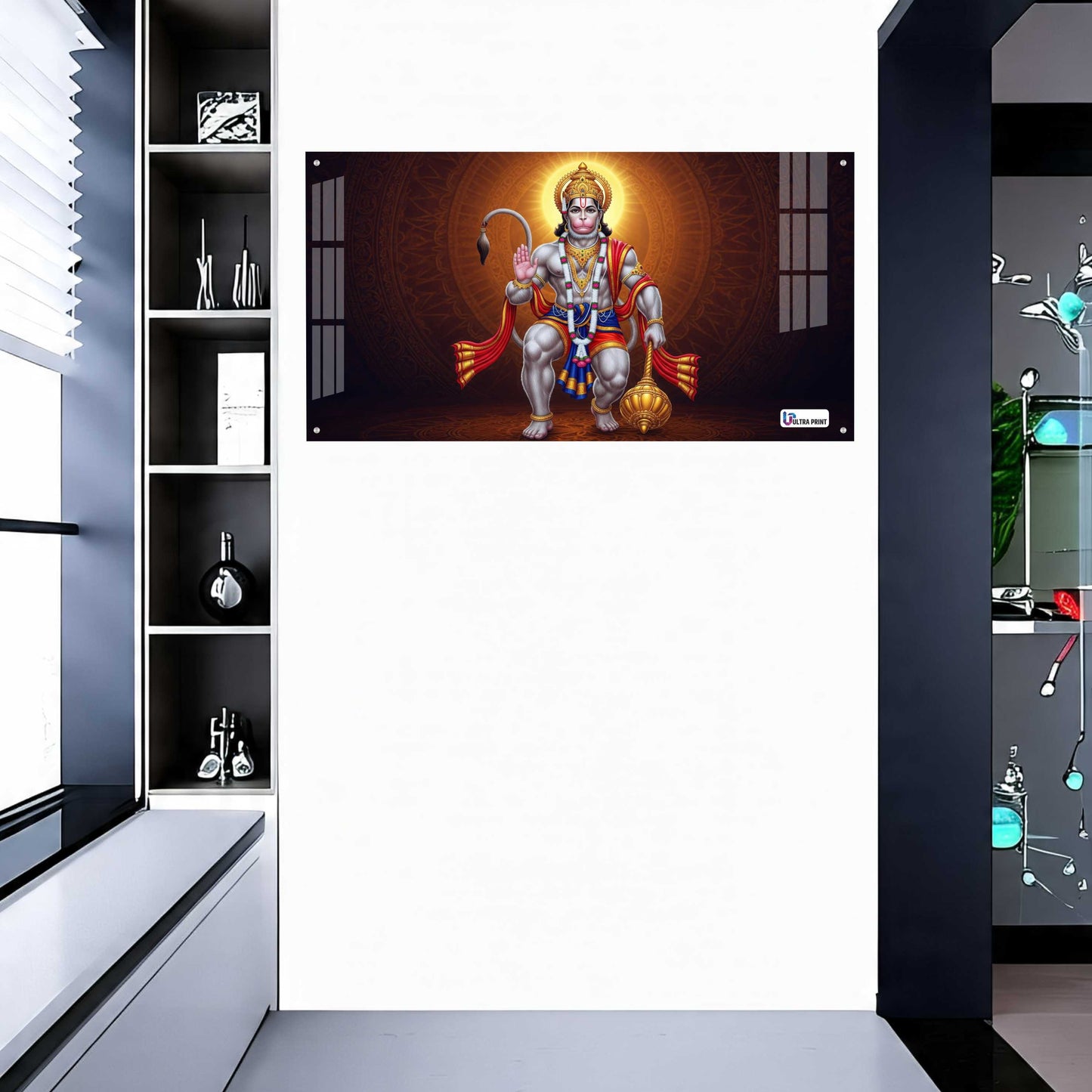 Blessing Hanuman Spiritual Power Acrylic Wall Art