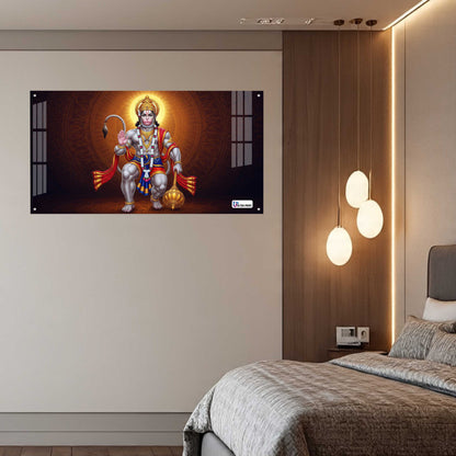 Blessing Hanuman Spiritual Power Acrylic Wall Art