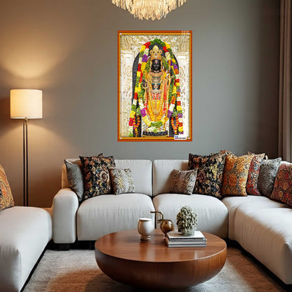 Ram Darbar Divine Family Premium Acrylic Wall Art