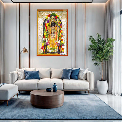 Ram Darbar Divine Family Premium Acrylic Wall Art