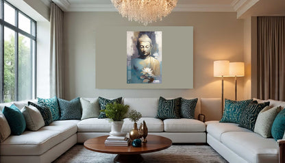 Buddha Tranquility Spiritual Modern Acrylic Wall Decor