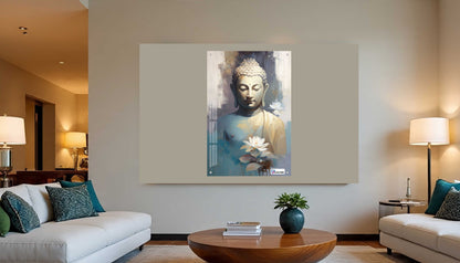Buddha Tranquility Spiritual Modern Acrylic Wall Decor