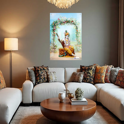 Krishna Flute Serenity Premium Decorative Acrylic Frame