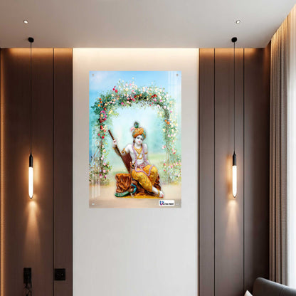 Krishna Flute Serenity Premium Decorative Acrylic Frame