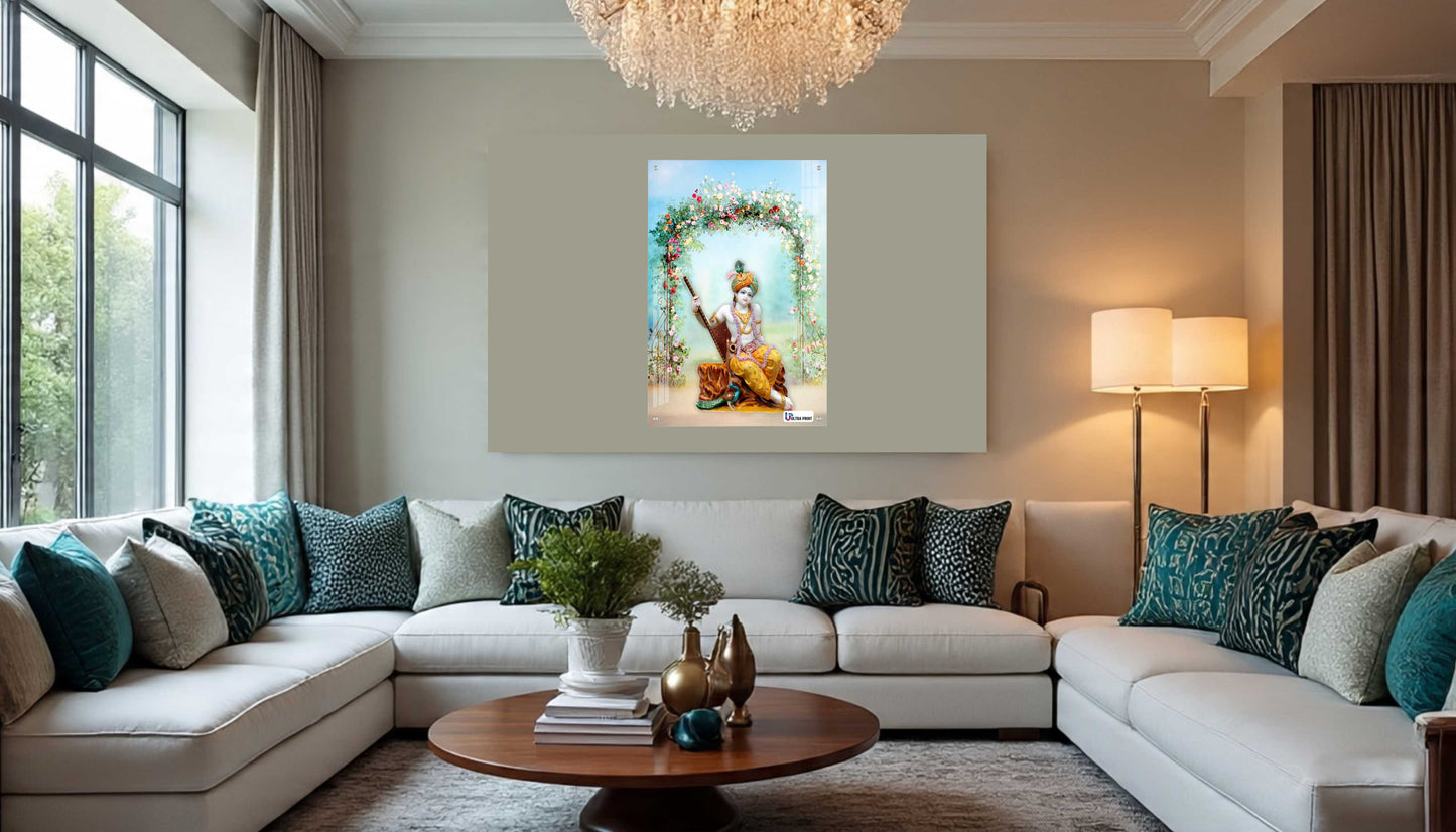 Krishna Flute Serenity Premium Decorative Acrylic Frame
