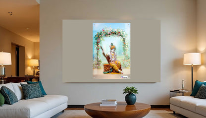 Krishna Flute Serenity Premium Decorative Acrylic Frame