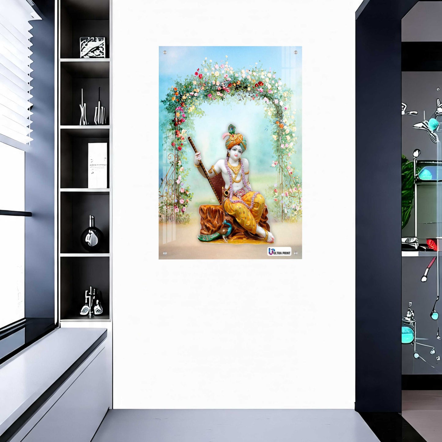 Krishna Flute Serenity Premium Decorative Acrylic Frame