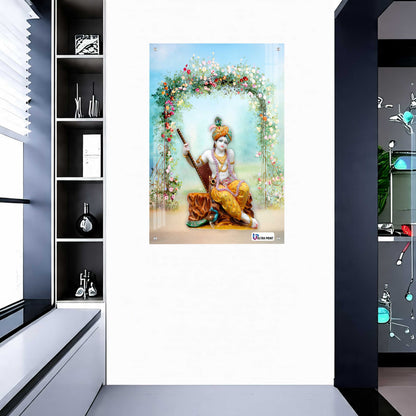 Krishna Flute Serenity Premium Decorative Acrylic Frame