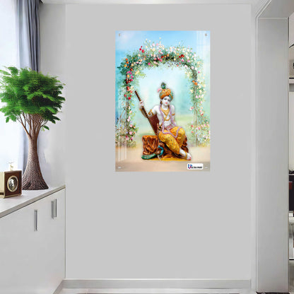 Krishna Flute Serenity Premium Decorative Acrylic Frame