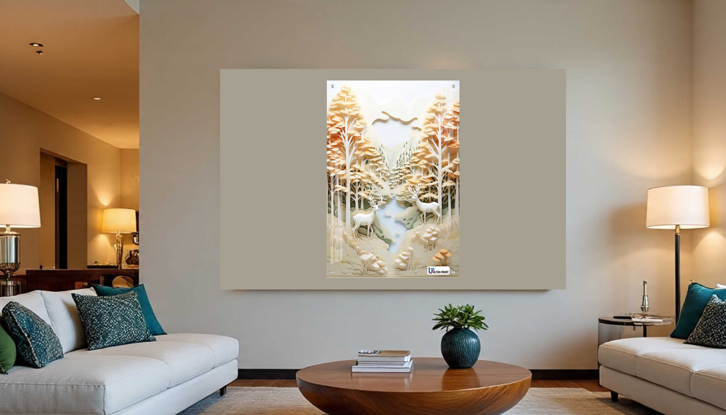 Abstract Luxury Acrylic Wall Decor