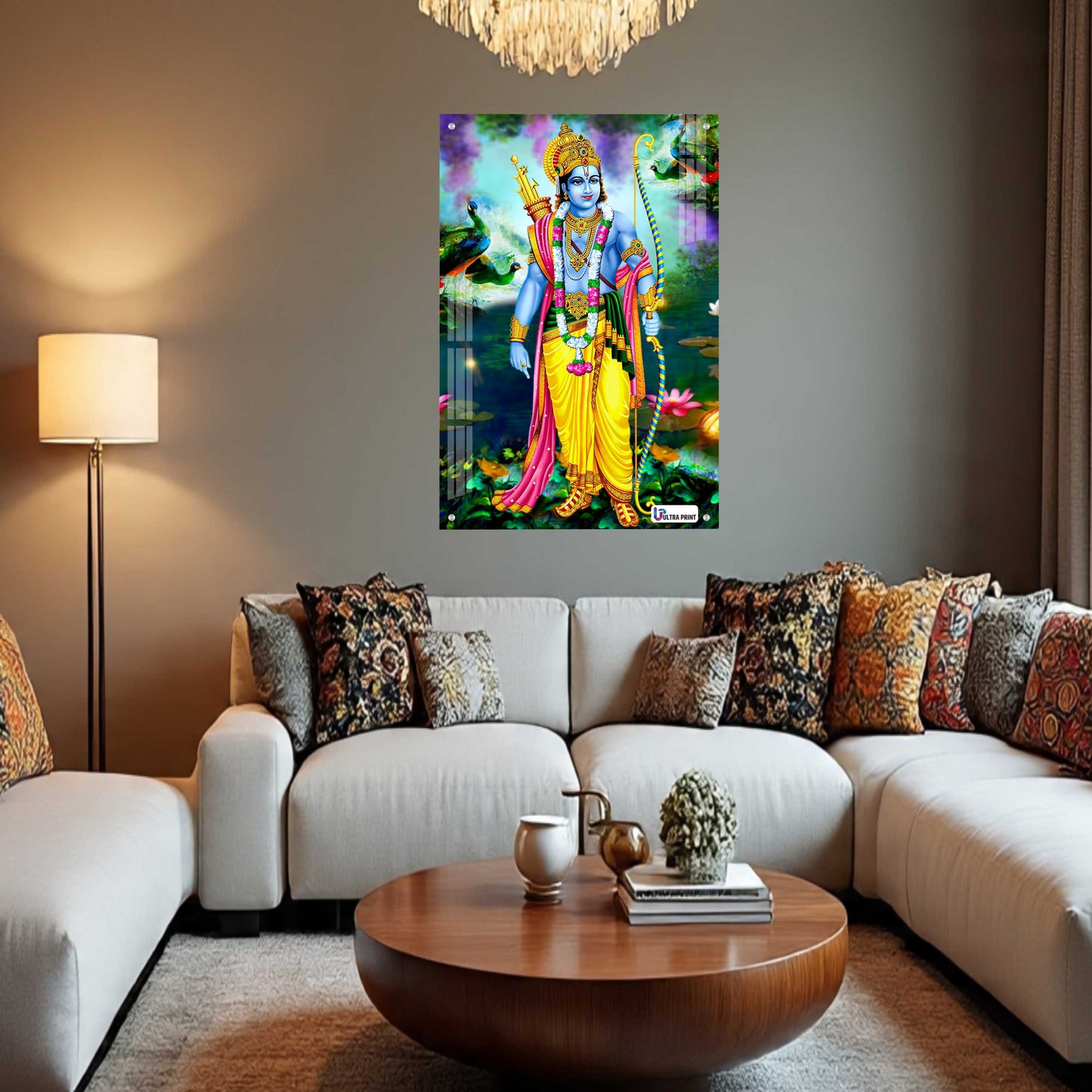 Lord Ram Rajyabhishek Premium Acrylic Wall Frame