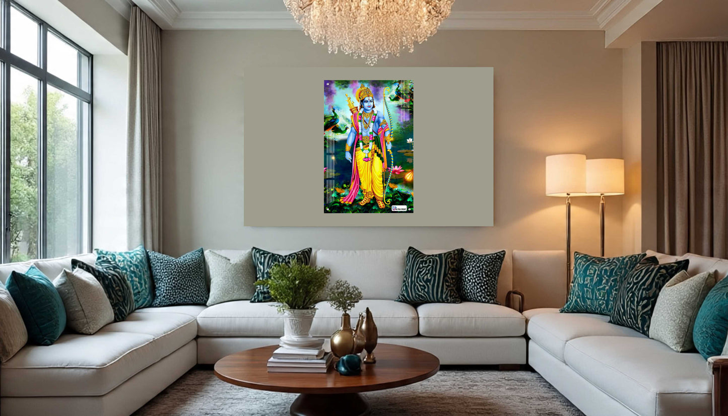 Lord Ram Rajyabhishek Premium Acrylic Wall Frame