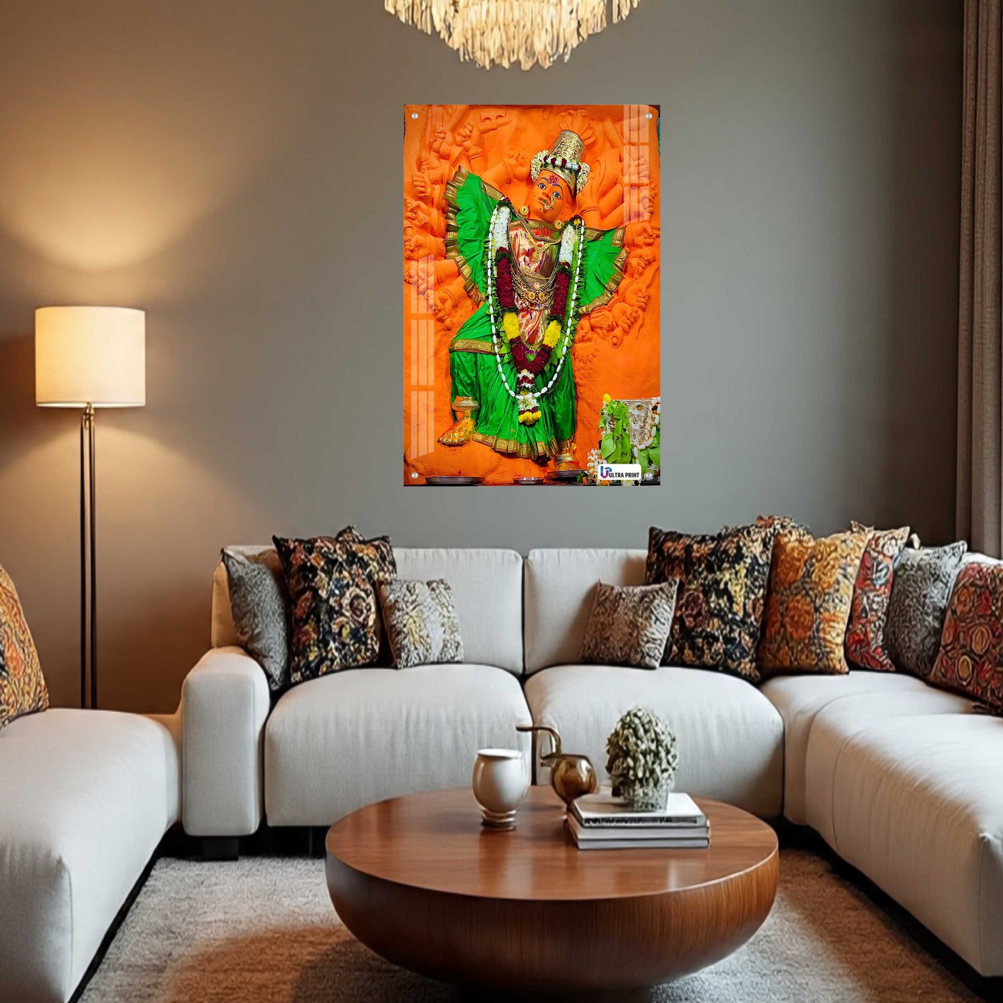 Saptashrungi Mata Premium Acrylic Frame