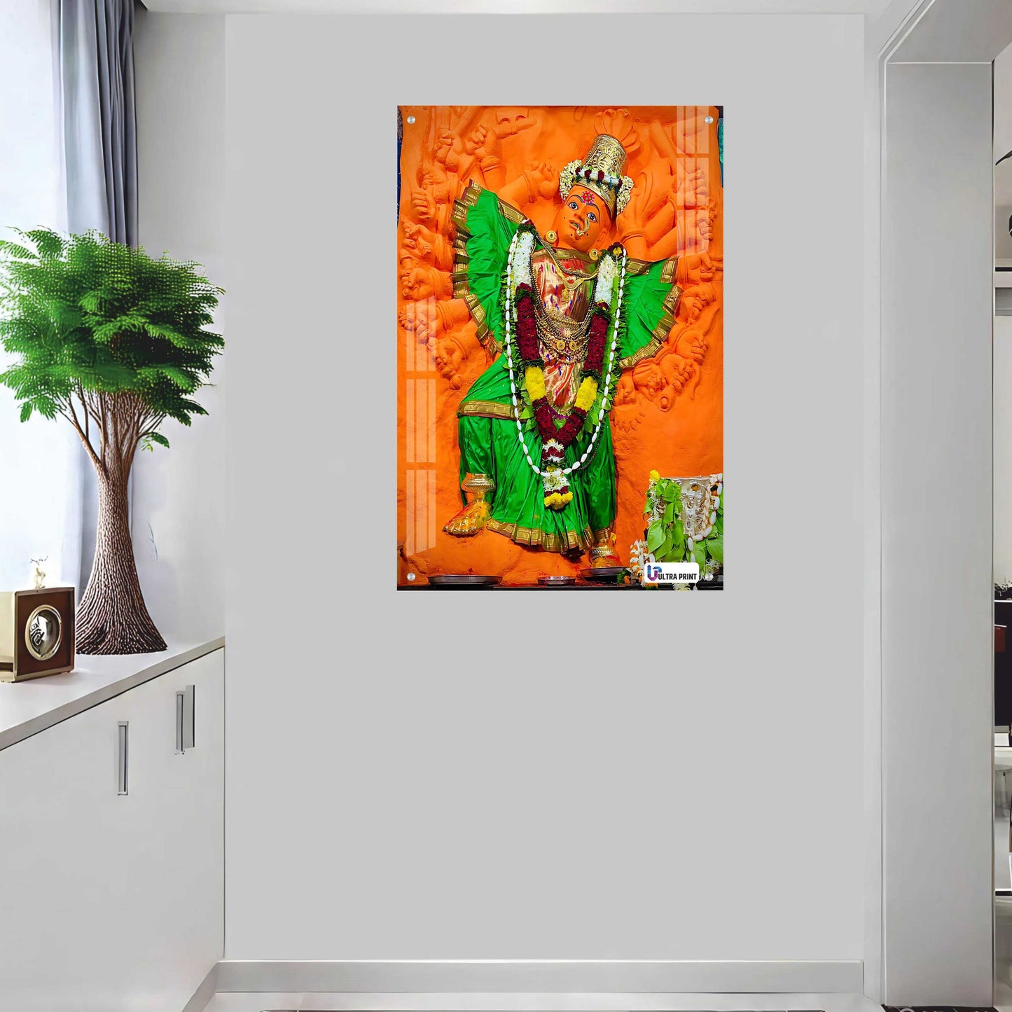 Saptashrungi Mata Premium Acrylic Frame